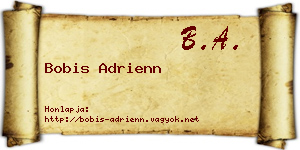 Bobis Adrienn névjegykártya